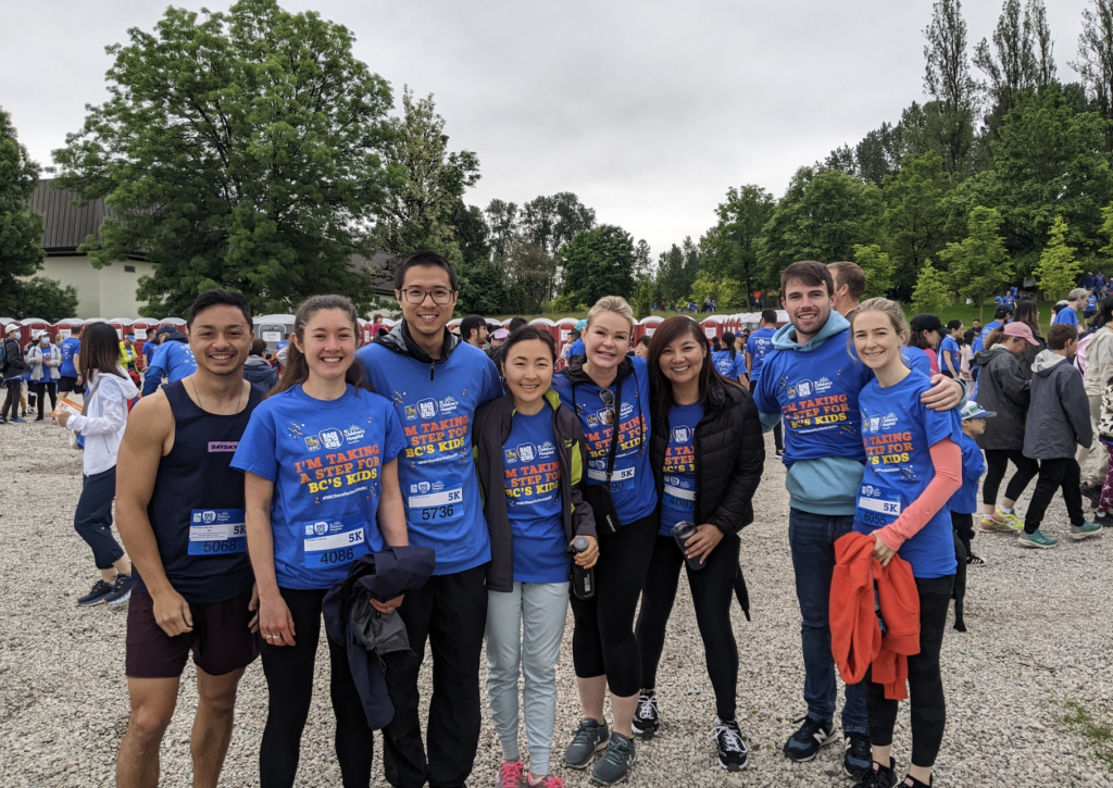 Groundswell Employees at BC Children's Hospital Fun Run