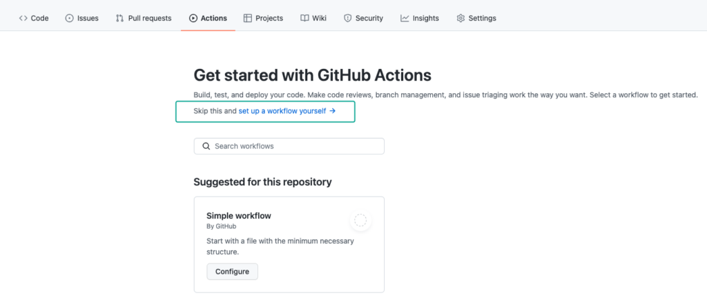 Let's get started with GitHub Actions! 
