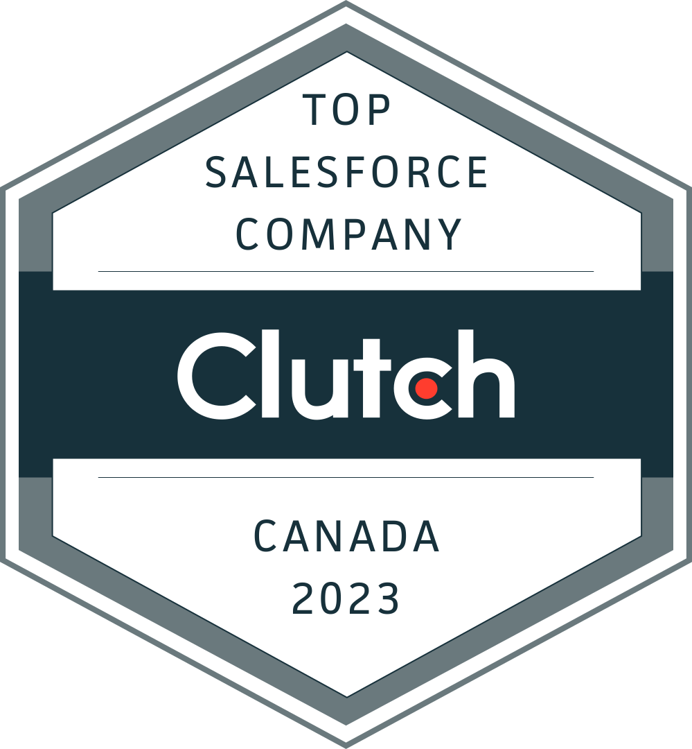 Clutch badge for top salesforce company canada